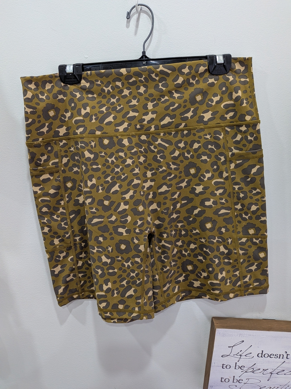 NWOT Offline By Aerie Plus Size Leopard Print  Hi Rise Goals Bike Shorts